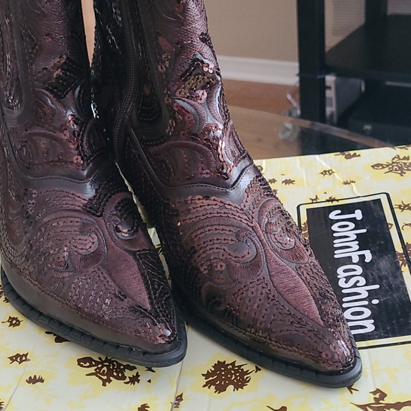 🚺 Ladies Western Boots size 10 - Picture 3 of 14